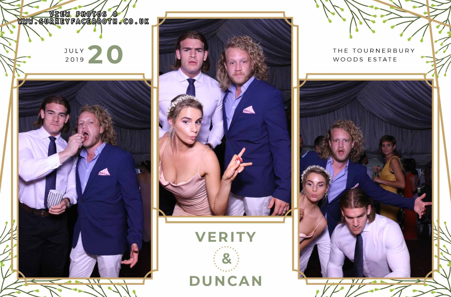 Verity and Duncan's Wedding  | View more photos from the event at galleries.surreyfacebooth.co.uk/u/Surrey-FaceBooth/Verity-and-Duncans-Wedding